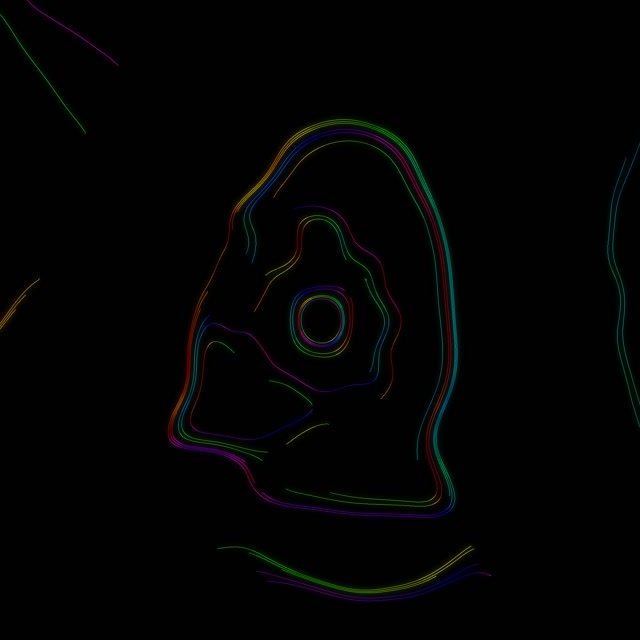 Neon Tunnel Concentric Circles Vortex 1:1 Square 60fps Screensaver VJ Loop