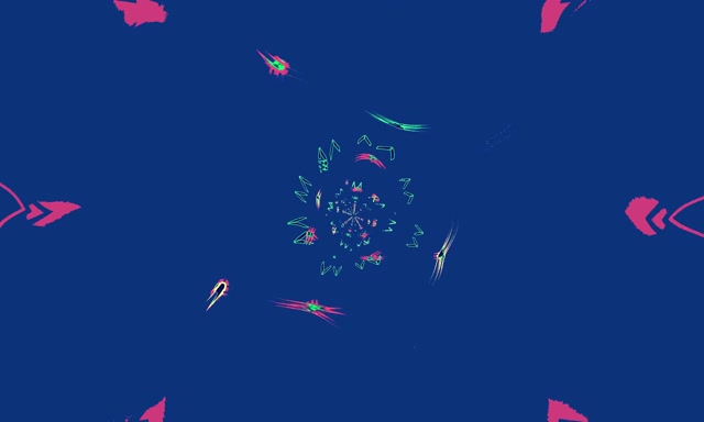 Túnel Neón Rosa Verde Espiral protector de pantalla 5:3 wide 60fps Vj loop