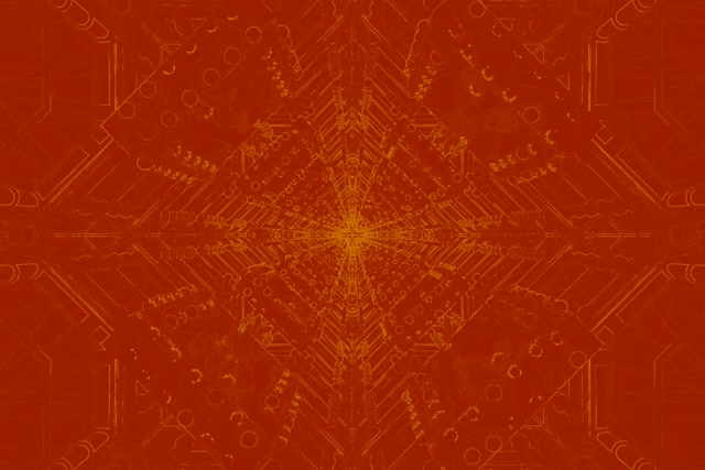 Túnel Neón 3:2 Surface 60fps Salvapantallas VJLoops – Explosión Diamante Caleidoscopio Vermello Ouro