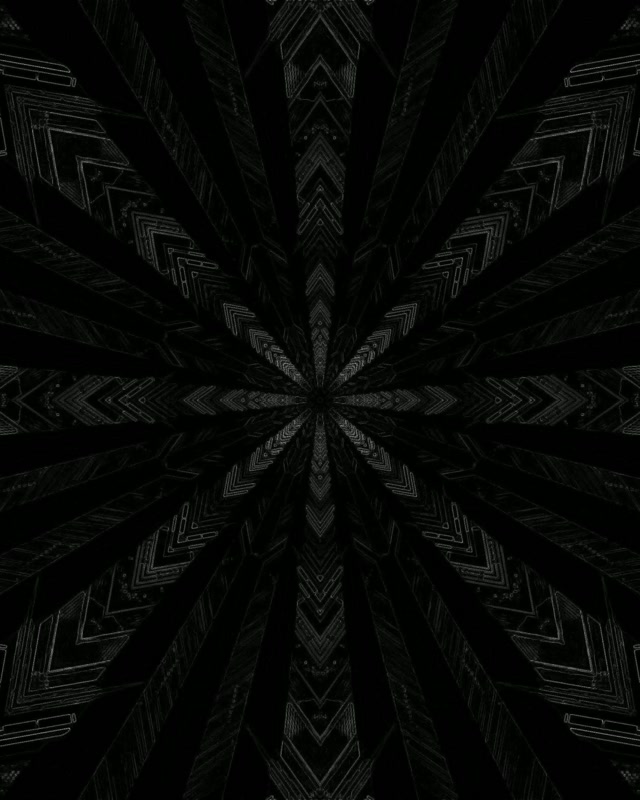 Túnel Neón Escuro Fractal Estrela Explosión Vj Loop 4:5 Instagram 60fps Salvapantallas