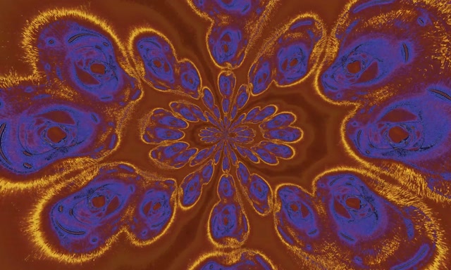 Túnel Néon Carmesí Calidoscopio Estoupido VJ Loop 5:3 Ancho 60fps Screensaver