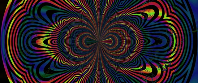 Túnel de Neón Espiral Caleidoscopio VJ Loop 2.39:1 Cinemascope 60fps Protector de Pantalla