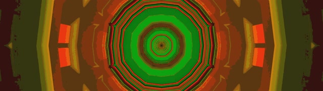 Túnel Neón Verde Octógono Vórtice 32:9 Super Ultrawide 60fps Salvapantallas Vj Loop