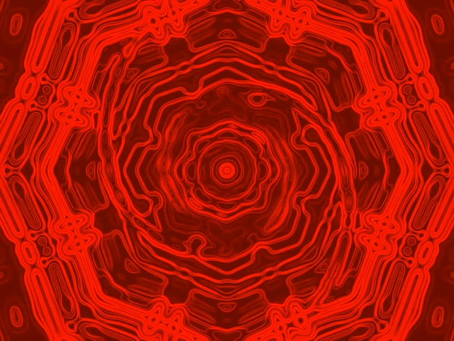 Vj loop Túnel Neón Vórtice Octágono Vermello 4:3 Clásico 60fps Protector de Pantalla