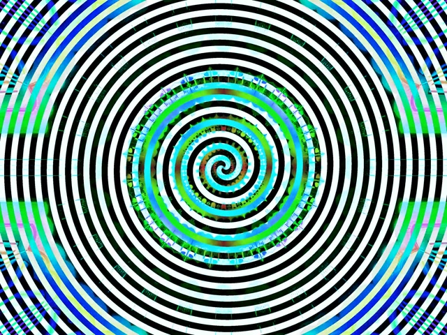 Túnel de Neón Espiral Hipnótica Vj Loop 4:3 Clásico 60fps Salvapantallas