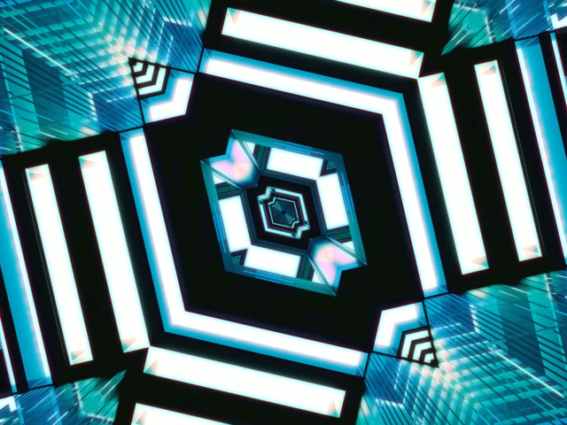 Túnel Neon Grade Diamante Rotativa VJ Loop 4:3 Classic 60fps Protector de Pantalla