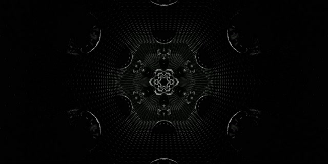 Túnel de Neón Hexágono Caleidoscopio Vj Loop 2:1 Univisium 60fps Protector de Pantalla