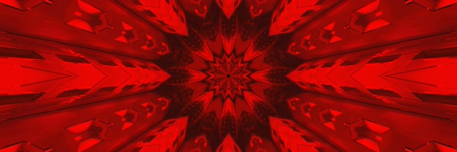 Túnel de Neón Vermello Estrela Burst Protector de Pantalla 3:1 Triple Wide 60fps VJ Loop