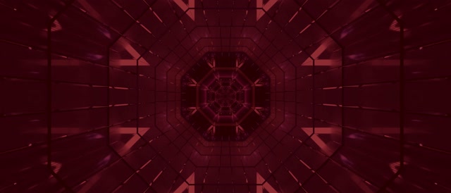 Túnel Neón Vermello Protector de Pantalla 21:9 Ultrawide 60fps VJ Loop PC Laptop