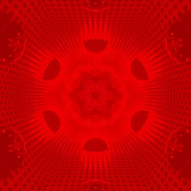 Túnel Neon Vermello Explosión Estrela Vj Loop 1:1 Cadrado 60fps Protector de Pantalla