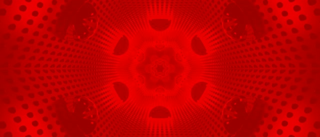 Túnel Neon Vermello Hexágono Vórtice Vj Loop 21:9 Ultrawide 60fps Protector de Pantalla