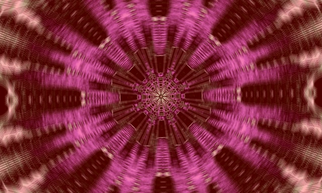 Túnel Neón Rosa Calidoscopio Explosión VJLoops 5:3 Wide 60fps Protector de Pantalla