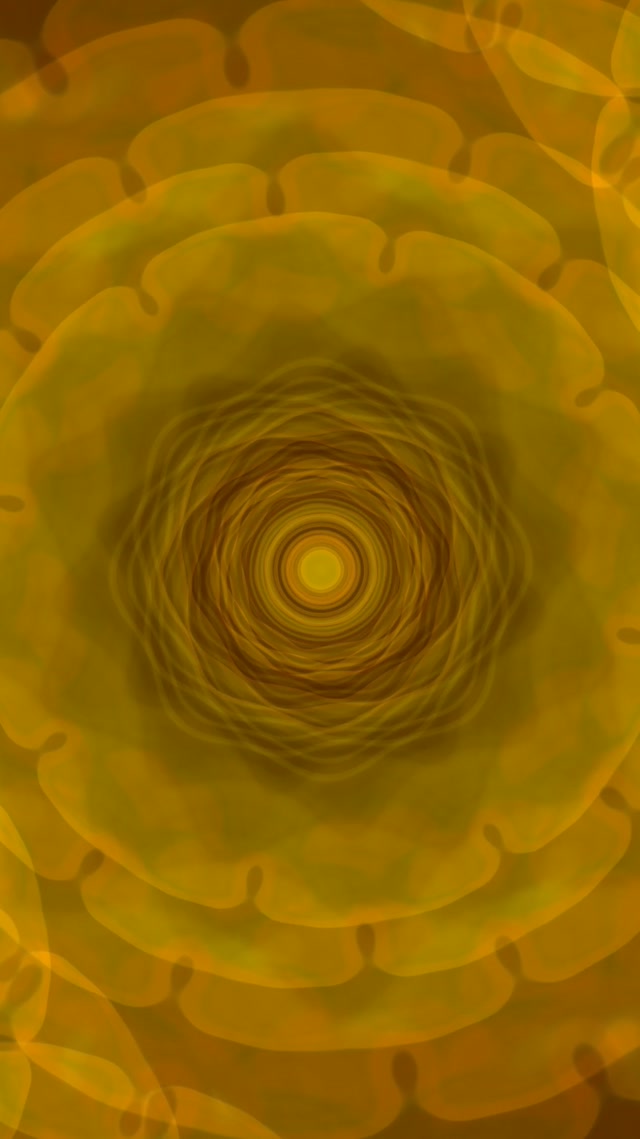 Yellow Spiraling Vortex Neon Tunnel VJ Loop 9:16 Reels 60fps Screensaver