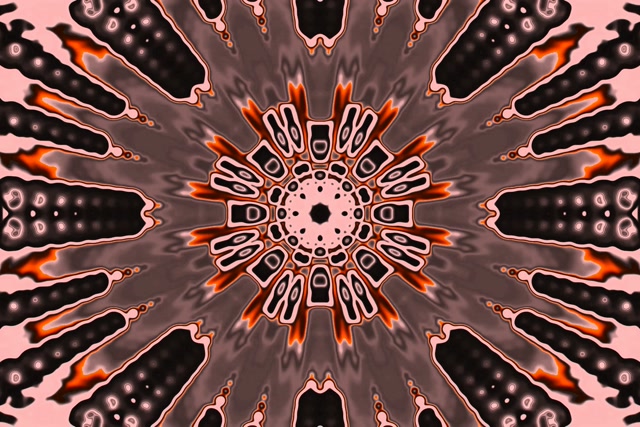 Túnel de Neón Caleidoscopio Burst VJ Loop 3:2 Surface 60fps Protector de Pantalla