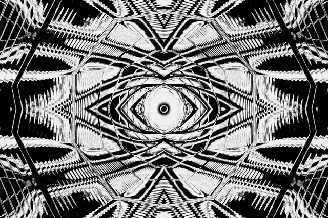 Túnel Neón Negro Branco Protector de Pantalla 3:2 Surface 60fps Vj Loop PC