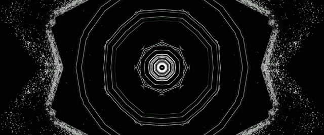 Túnel Neón Decagon Vortex Screensaver 2.39:1 Cinemascope 60fps Vj Loop