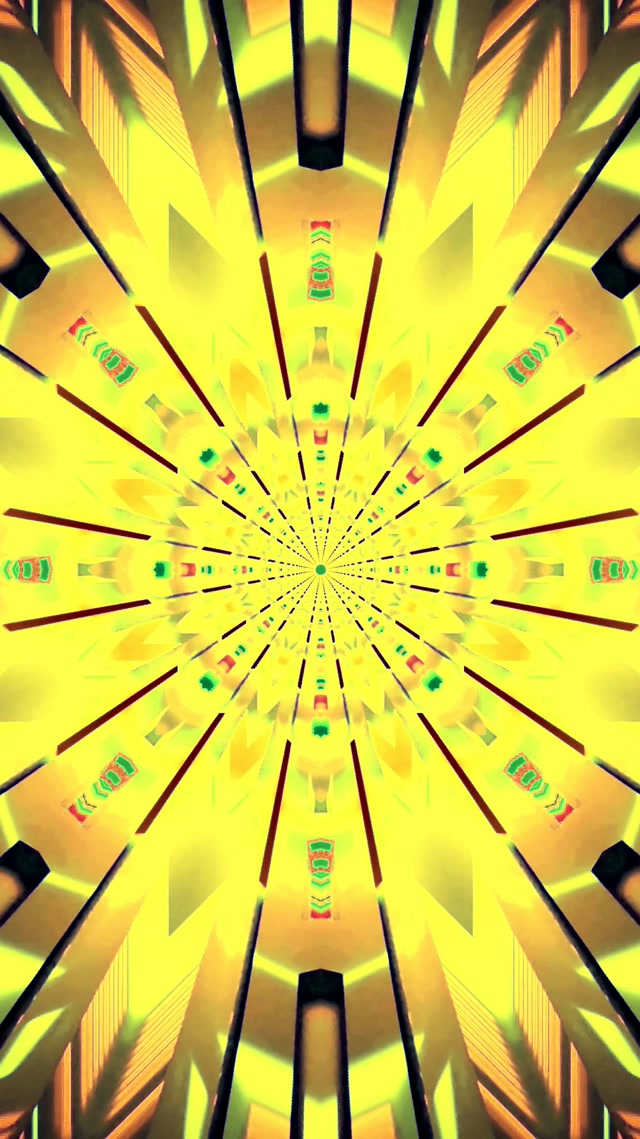 Túnel Neón Explosión Caleidoscopio Rosa Púrpura Vj Loop 9:16 Reels 60fps Protector de Pantalla