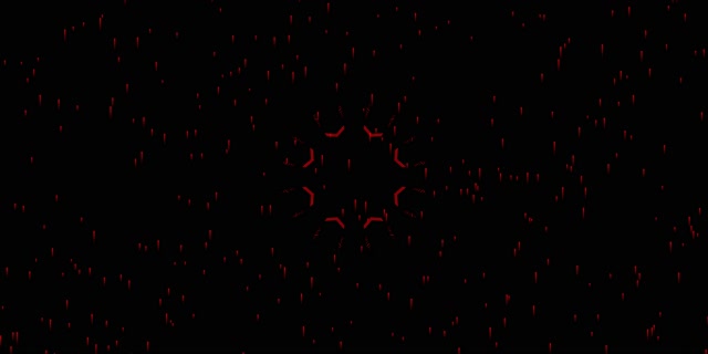 Túnel de Neón Vermello Protector de Pantalla 60fps 2:1 Univisium VJ Loop PC Laptop