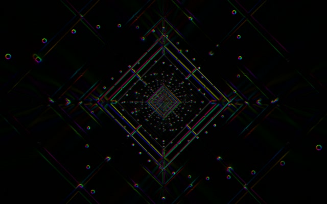 Neon Tunnel Recursive Diamond Vortex 16:10 MacBook 60fps Screensaver VJ Loop