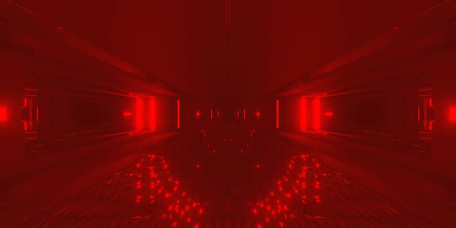 מנהרת נאון אדום VJLoops 2:1 Univisium 60fps שומר מסך