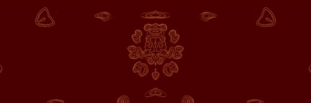 VJLoops מנהרת נאון מנדלה אדום קליידוסקופ 3:1 משולש רחב 60fps שומר מסך