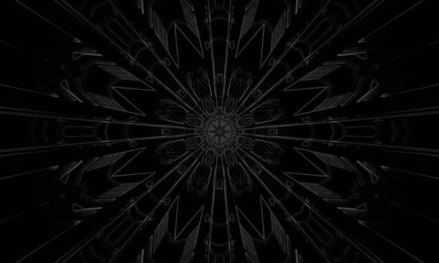 מנהרת נאון אפלה התפרצות מנדלה Vj Loop 5:3 Wide 60fps שומר מסך