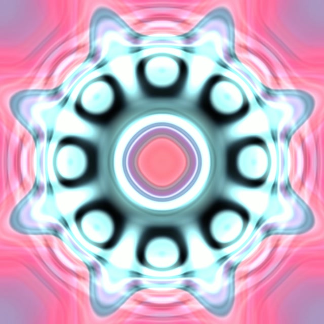 Pulsating Neon Tunnel VJ Loop 1:1 Square 60fps Screensaver Animation