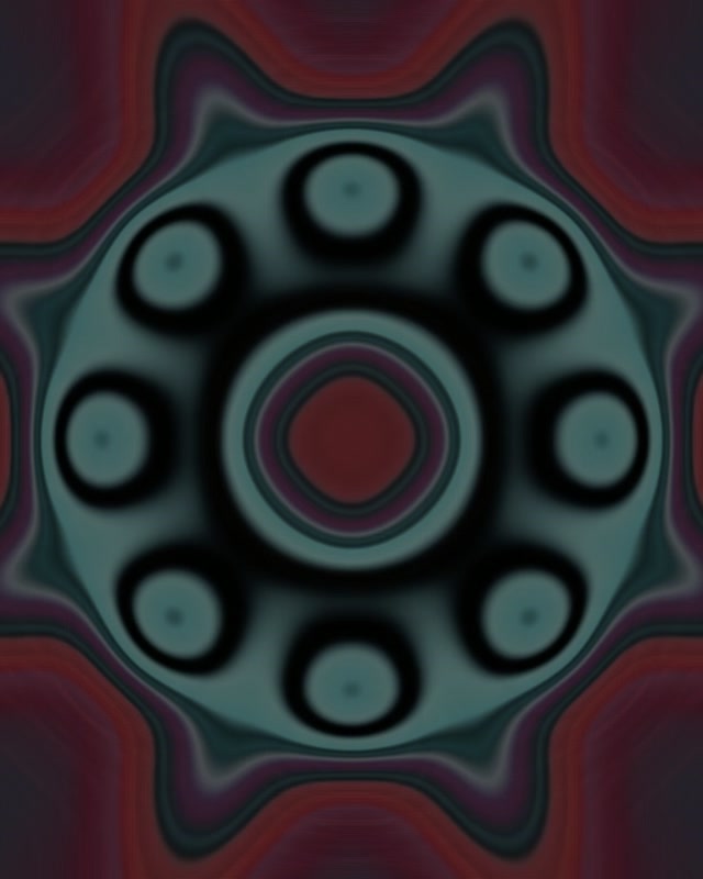 Rotating Neon Tunnel Mandala Vortex 4:5 Instagram 60fps Screensaver VJ Loop
