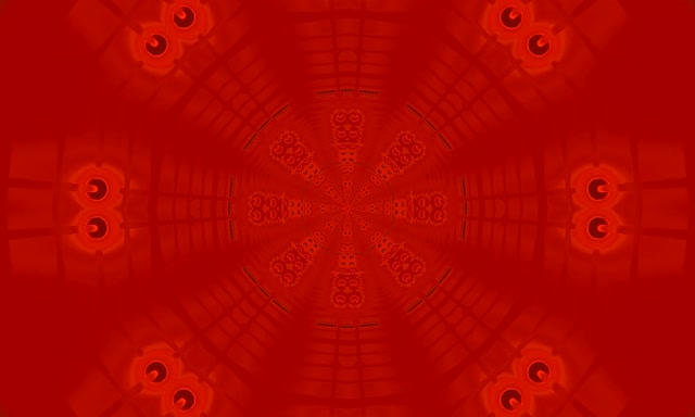 Red Octagon Neon Tunnel Vj Loop 60fps 5:3 Wide Screensaver