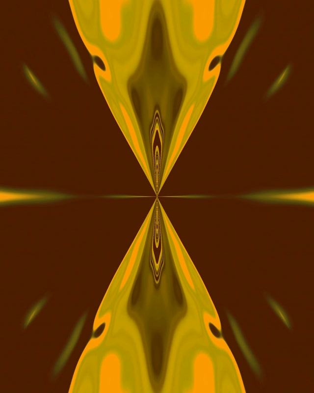 Symmetrical Yellow Neon Tunnel VJ Loop 4:5 Instagram 60fps Screensaver