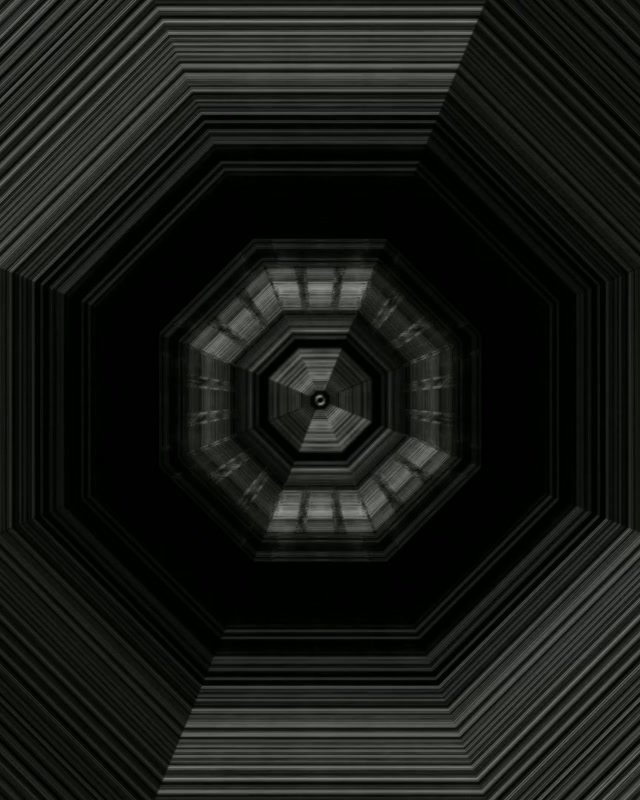 Octagonal Neon Tunnel Vortex | 4:5 Instagram | 60fps Screensaver Loop