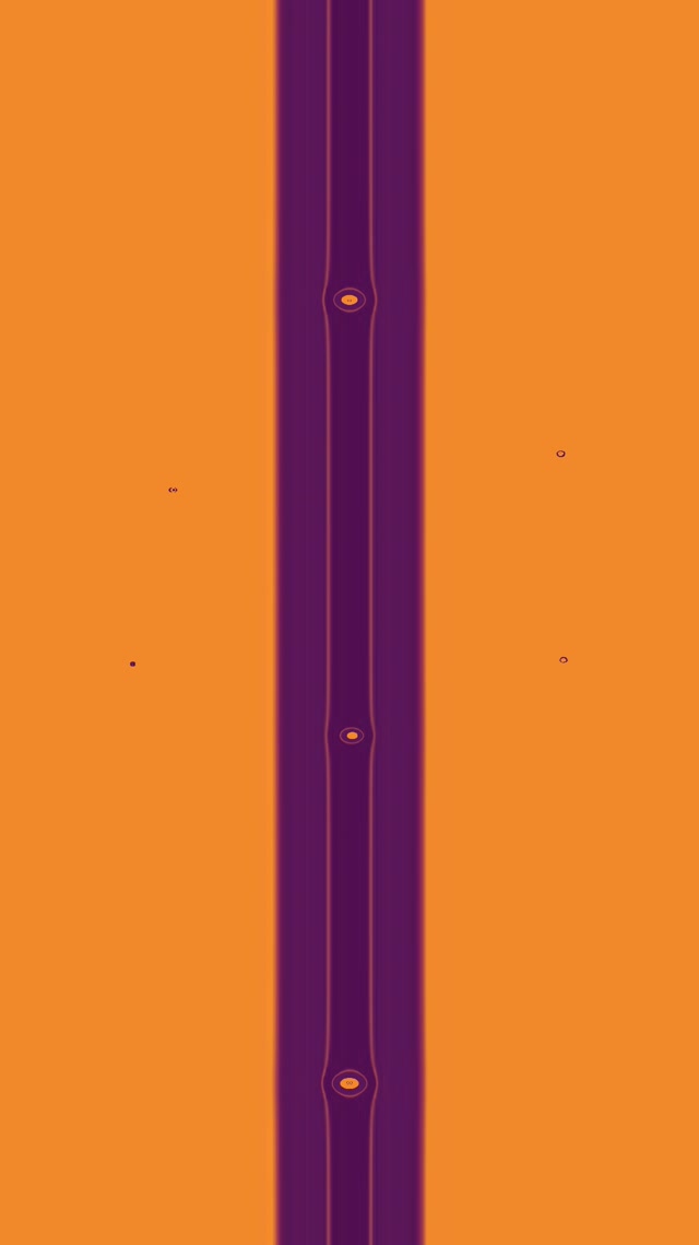 Neon tunnel 60fps purple orange vertical motion background vj loop