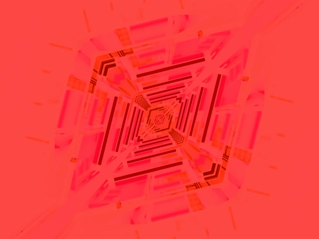 Vj loop Neon Tunnel Red Diamond Vortex 4:3 Classic 60fps Screensaver