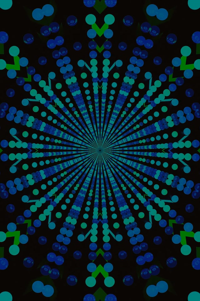 Neon Tunel Točka Eksplozija Kaleidoskop 2:3 Photo Portrait 60fps Čuvar Zaslona Vj Loop