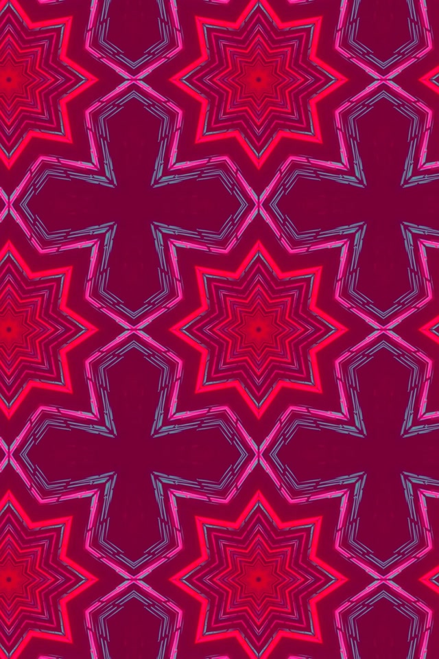 Neon Tunel Zvijezda Kaleidoskop 2:3 Photo Portrait 60fps Čuvar Ekrana Vj Loop