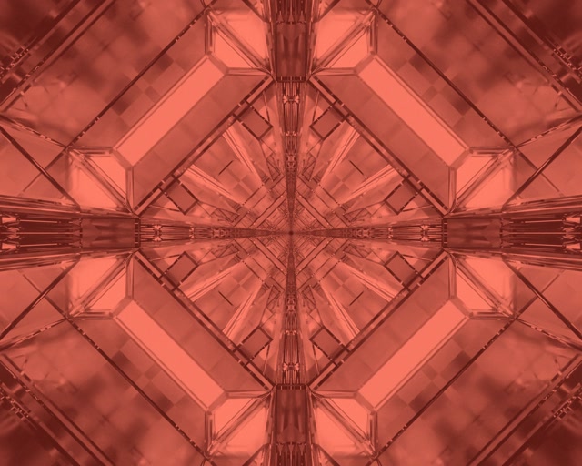 VJ loop neon tunel crveni kaleidoskop zvijezda prasak 5:4 industrijski 60fps čuvar ekrana