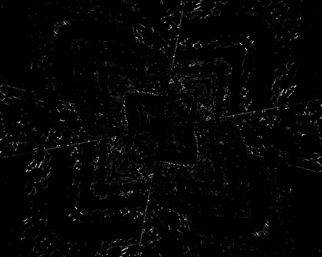 Neon Tunel Tamna Industrijska Ogrebotina VJ Loop 5:4 industrijski 60fps Screensaver