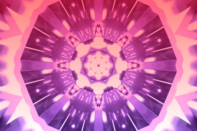 Neon Tunel Ružičasti Kaleidoskop Vrtlog VJ Loop 3:2 Surface 60fps Čuvar Ekrana