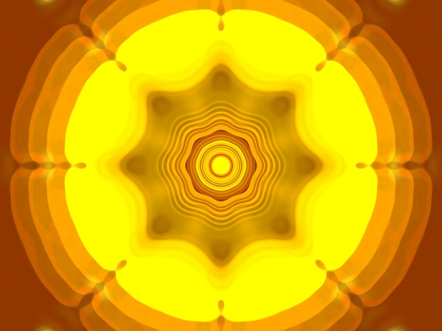 Pulsating Neon Tunnel Concentric Star Burst 4:3 Classic 60fps VJ Loop Screensaver