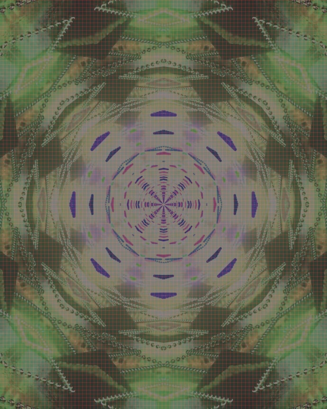 Neon Tunel Kaleidoskop Mandala VJ Loop 4:5 Instagram 60fps Screensaver