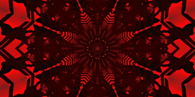 Crveni Neon Tunel Zvezda Vrtlog VJ Loop 2:1 Univisium 60fps Screensaver