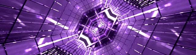 Ljubičasti Neon Tunel Screensaver 32:9 Super Ultrawide 60fps VJ Loop