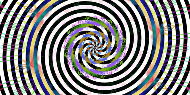 Spiraling Neon Tunnel VJ Loop 2:1 Univisium 60fps Screensaver Animation