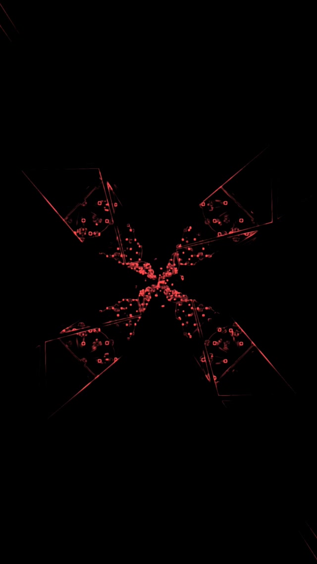 Neon Tunnel Radial Starburst 9:16 Reels 60fps VJ Loop Screensaver