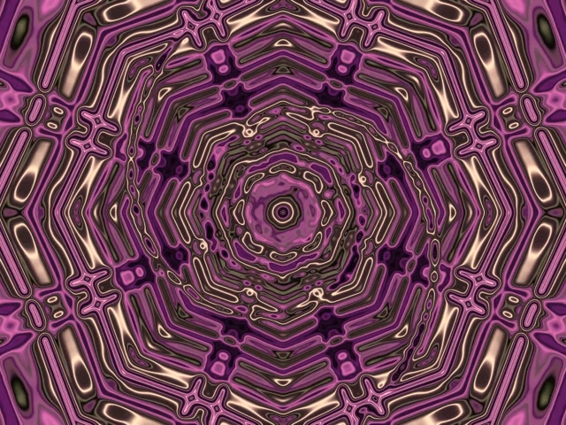 Neon Tunel Ljubičasti Kaleidoskop Vrtlog Vj Loop 4:3 Classic 60fps Čuvar Ekrana