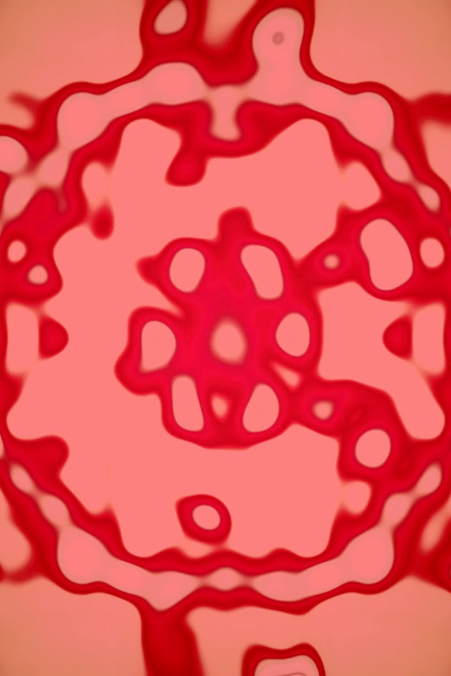 Neon Tunnel Roze Ćelijski Cvet VJ Loop 2:3 Photo Portrait 60fps Screensaver