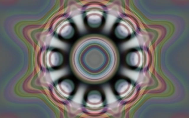Pulsating Neon Tunnel VJ Loop 16:10 Macbook 60fps Screensaver Kaleidoscope