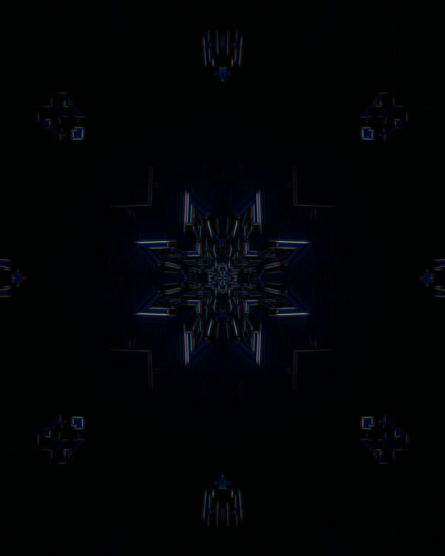 Neon Tunnel Kaleidoscope Burst | VJ Loop 4:5 Instagram 60fps Screensaver