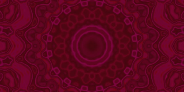 Magenta Rippling Mandala Neon Tunnel Vj Loop 2:1 Univisium 60fps Screensaver