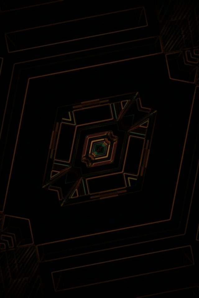 Neon Alagút Gyémánt Örvény VJ Loop 2:3 Photo Portrait 60fps Képernyővédő